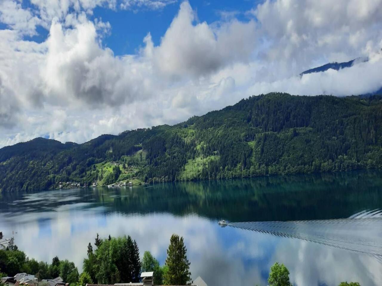 Haus Kraller-Urlaub Mit Seeblick Apartment Millstatt Bagian luar foto